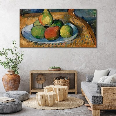Still life with fruit Print on canvas