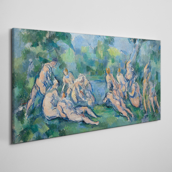 Nature Bathing Scene Canvas wall art