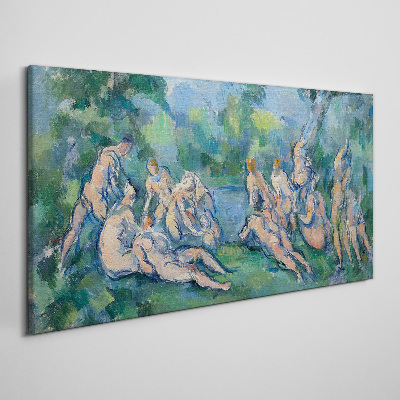 Nature Bathing Scene Canvas wall art