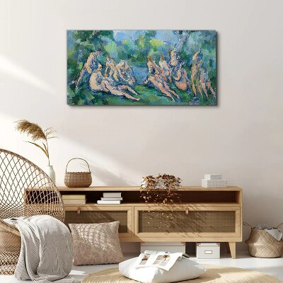 Nature Bathing Scene Canvas wall art