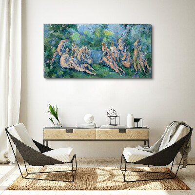 Nature Bathing Scene Canvas wall art