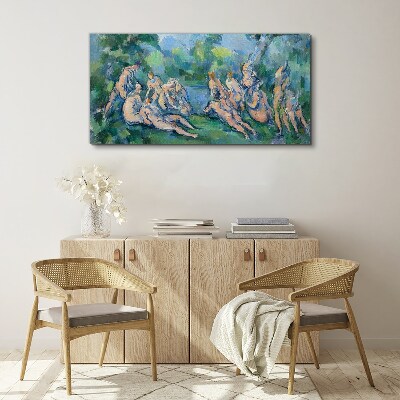 Nature Bathing Scene Canvas wall art