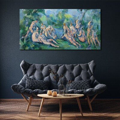 Nature Bathing Scene Canvas wall art