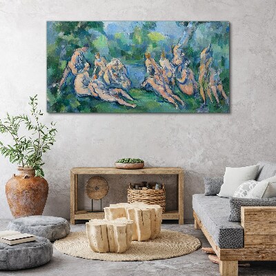 Nature Bathing Scene Canvas wall art