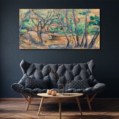 Abstraction nature trees Canvas print
