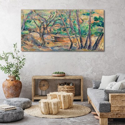 Abstraction nature trees Canvas print