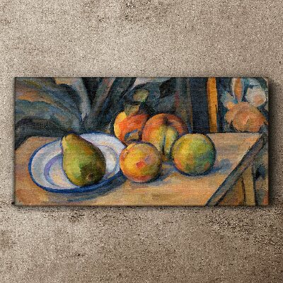 Still life with fruit Print on canvas