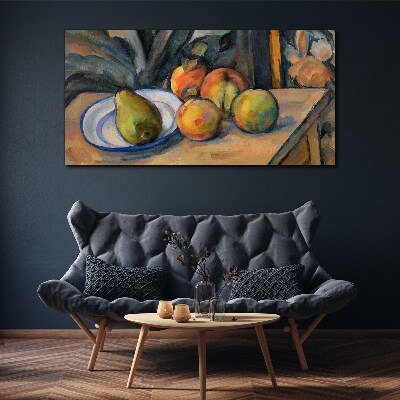 Still life with fruit Print on canvas
