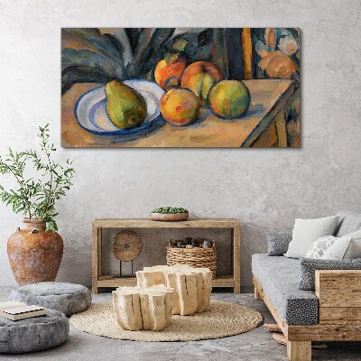 Still life with fruit Print on canvas