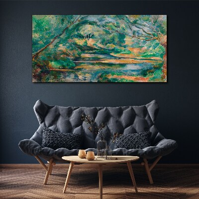 Paul cézanne brook Canvas print