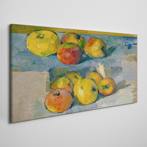Still life with apples Canvas wall art