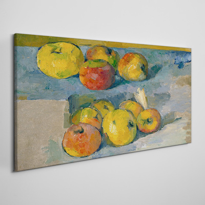 Apples paul cézanne Canvas print