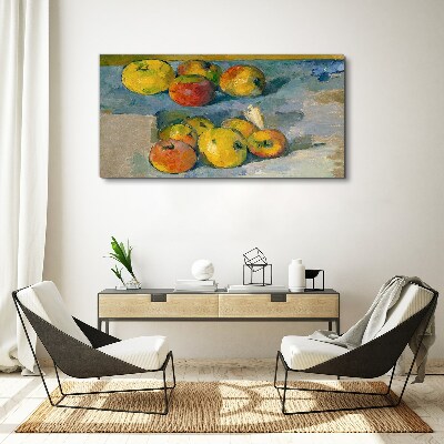 Still life with apples Canvas wall art
