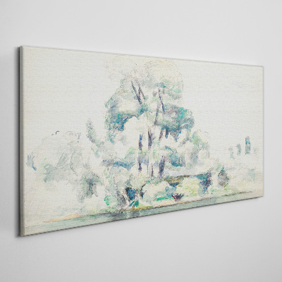 A peaceful landscape in pastel shades Print on canvas
