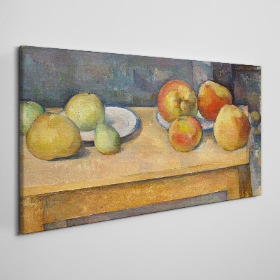 Still life pears jakłka Canvas print
