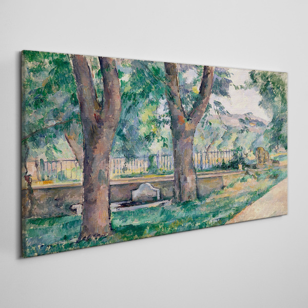 Summer Afternoon in the Park Print on canvas