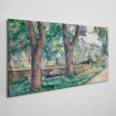 Summer Afternoon in the Park Print on canvas