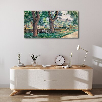 Summer Afternoon in the Park Print on canvas