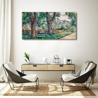Summer Afternoon in the Park Print on canvas