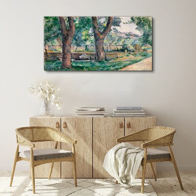 Summer Afternoon in the Park Print on canvas