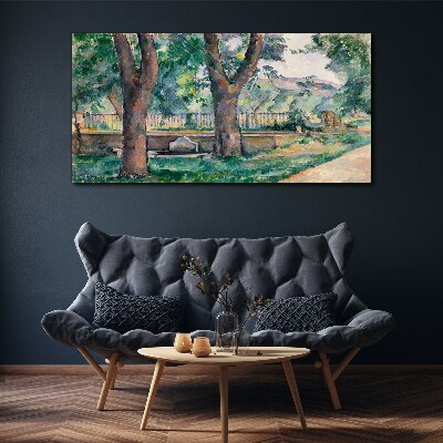 Summer Afternoon in the Park Print on canvas