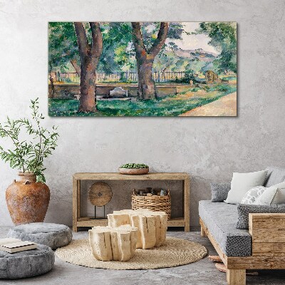 Forest trees nature Canvas print