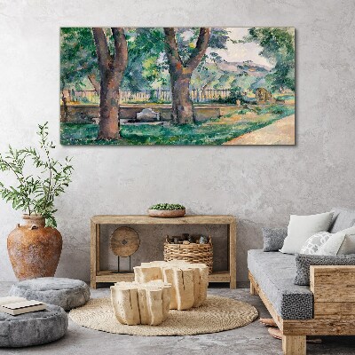 Summer Afternoon in the Park Print on canvas
