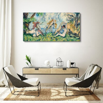 A scene from mythology Canvas wall art