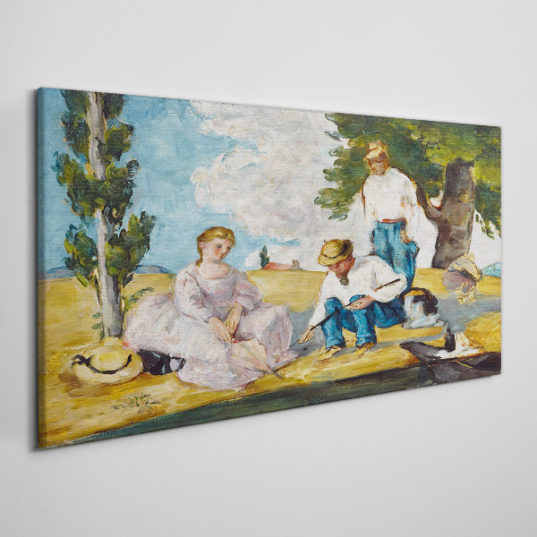 Summer afternoon in the countryside Print on canvas