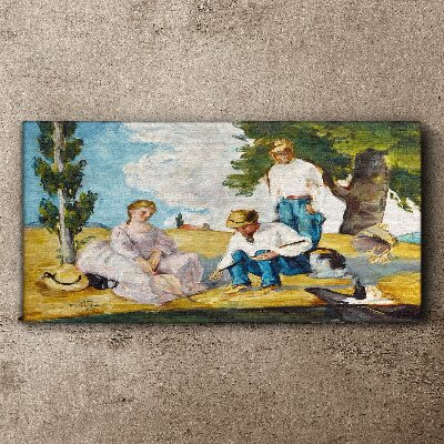Summer afternoon in the countryside Print on canvas