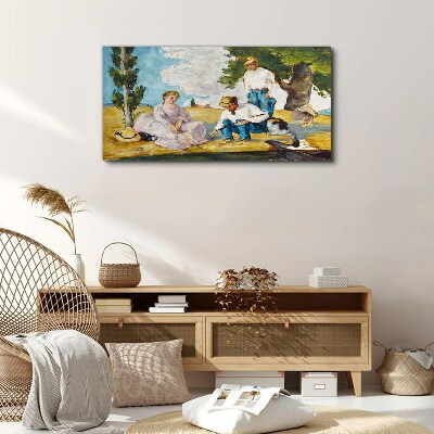 Summer afternoon in the countryside Print on canvas