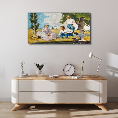 Summer afternoon in the countryside Print on canvas