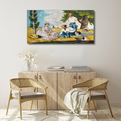 Summer afternoon in the countryside Print on canvas