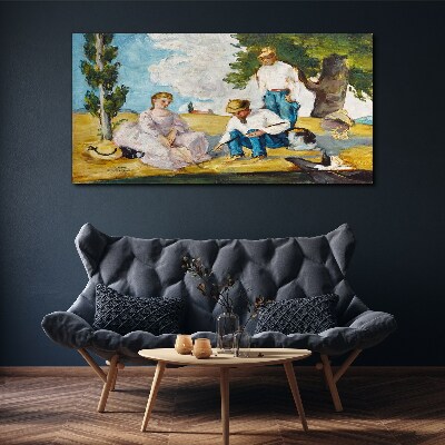 Summer afternoon in the countryside Print on canvas