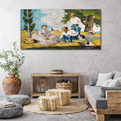 Summer afternoon in the countryside Print on canvas