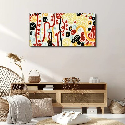 Abstraction gustav klimt Canvas print