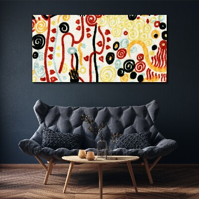 Abstraction gustav klimt Canvas print