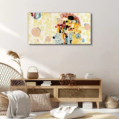 Abstraction gustav klimt Canvas print