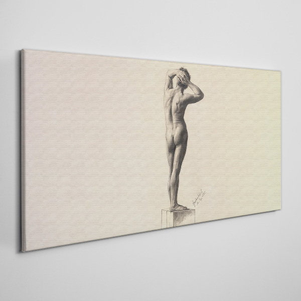 Figure in motion Canvas wall art