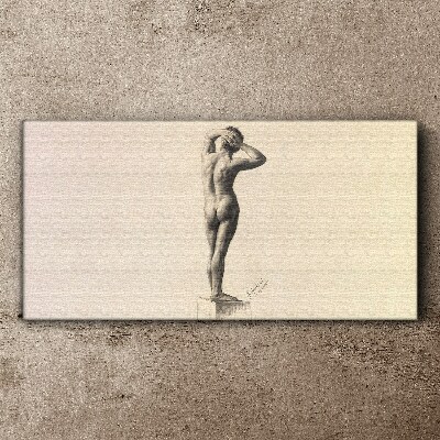 Figure in motion Canvas wall art