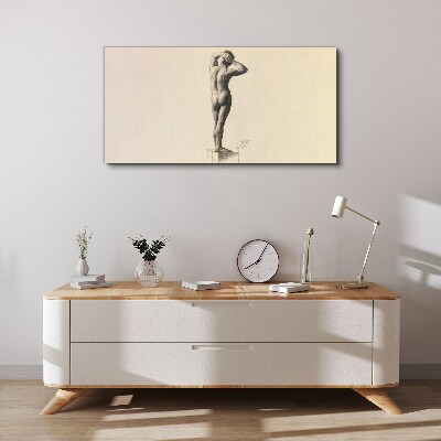 Figure in motion Canvas wall art
