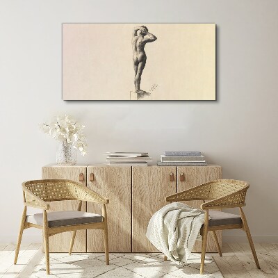 Figure in motion Canvas wall art