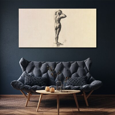 Figure in motion Canvas wall art