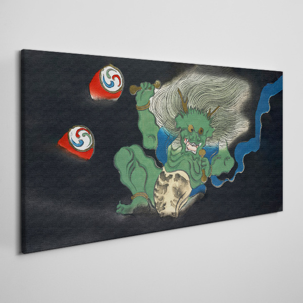 Abstraction demon Canvas print