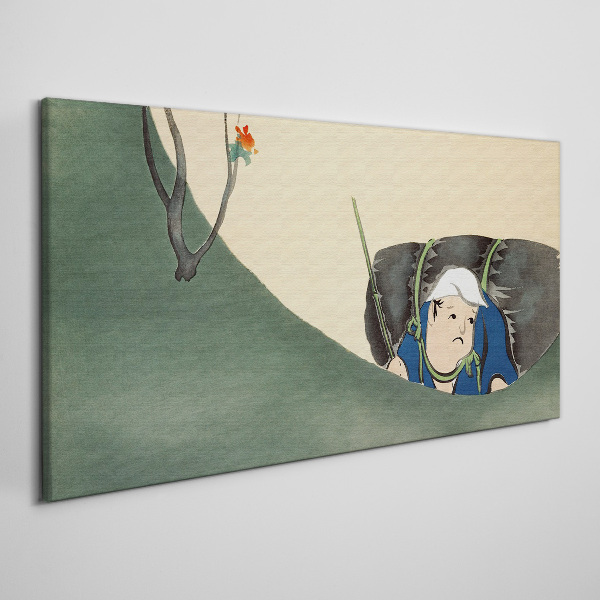 Lost in the green Print on canvas