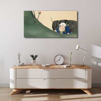 Lost in the green Print on canvas