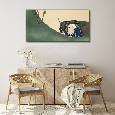 Lost in the green Print on canvas