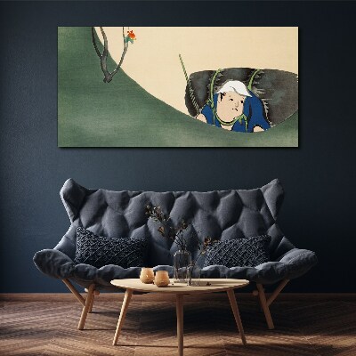 Lost in the green Print on canvas