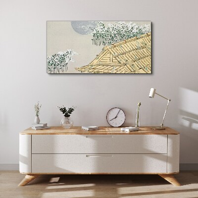 Peace in the Japanese Landscape Canvas wall art