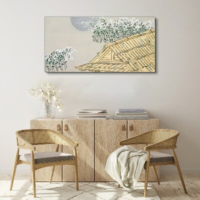 Peace in the Japanese Landscape Canvas wall art